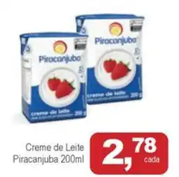 Mineirão Atacarejo Creme de Leite Piracanjuba oferta