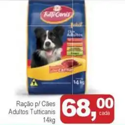 Mineirão Atacarejo Ração p/ Cães Adultos Tutticanis oferta