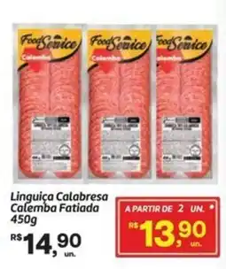 Fort Atacadista Linguiça Calabresa Calemba Fatiada oferta