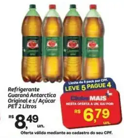 Fort Atacadista Refrigerante Guaraná Antarctica Original e s/ Açúcar PET oferta