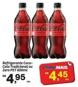 Fort Atacadista Refrigerante Coca- Cola Tradicional ou Zero PET oferta