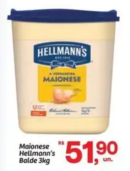 Fort Atacadista Maionese Hellmann's Balde oferta