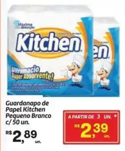 Fort Atacadista Guardanapo de Papel Kitchen Pequeno Branco c/50 un. oferta