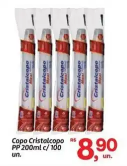 Fort Atacadista Copo Cristalcopo PP c/100 oferta