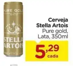 Carrefour Cerveja Stella Artois Pure gold, Lata, oferta