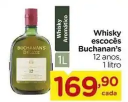 Carrefour Whisky escocês Buchanan's 12 anos, oferta