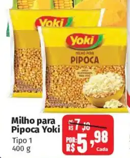 Supermercados Mateus Milho para Pipoca Yoki oferta