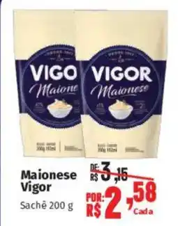 Supermercados Mateus Maionese Vigor oferta