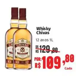 Supermercados Mateus Whisky Chivas 12 anos oferta
