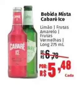 Supermercados Mateus Bebida Mista Cabaré Ice oferta