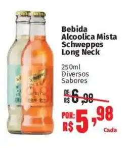 Supermercados Mateus Bebida Alcoolica Mista Schweppes Long Neck oferta