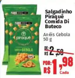 Supermercados Mateus Salgadinho Piraquê Comida Di Buteco oferta
