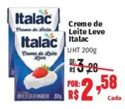 Supermercados Mateus Creme de Leite Leve Italac oferta