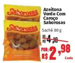 Supermercados Mateus Azeitona Verde Com Caroço Saborosas oferta