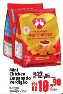 Supermercados Mateus Mini Chicken Empanado Perdigão Frango Queijo oferta