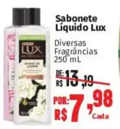 Supermercados Mateus Sabonete Líquido Lux oferta