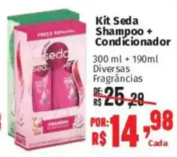 Supermercados Mateus Kit Seda Shampoo + Condicionador oferta