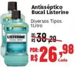 Supermercados Mateus Antisséptico Bucal Listerine Diversos Tipos oferta
