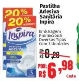 Supermercados Mateus Pastilha Adesiva Sanitária Inpira oferta