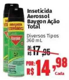 Supermercados Mateus Inseticida Aerossol Baygon Ação Total oferta