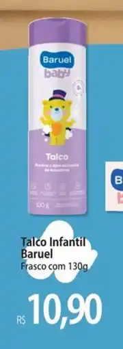 Atacadão Talco Infantil Baruel Frasco oferta