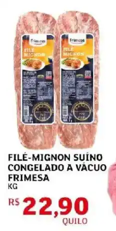 Assaí Atacadista File-mignon suíno congelado a vacuo frimesa oferta