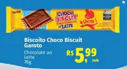 Supermercados Mateus Biscoito Choco Biscuit Garoto oferta