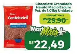 Mart Minas Chocolate Granulado Harald Macio Escuro Pct. Unidade oferta