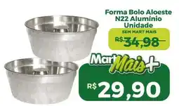 Mart Minas Forma Bolo Aloeste N22 Alumínio Unidade oferta