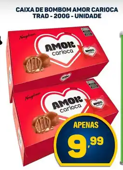 Dom Atacadista Caixa de bombom amor carioca trad unidade oferta