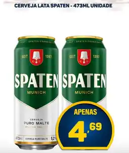 Dom Atacadista Cerveja lata spaten unidade oferta