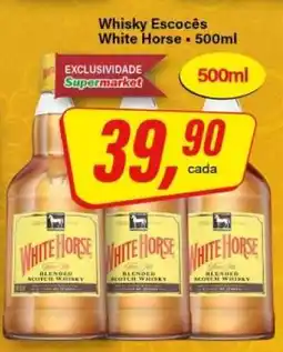 Rede Supermarket Whisky Escocês White Horse - 500ml oferta