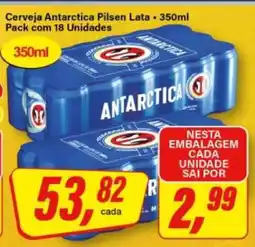 Rede Supermarket Cerveja Antarctica Pilsen Lata - 350ml oferta