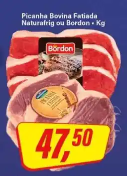 Rede Supermarket Picanha Bovina Fatiada Naturafrig ou Bordon oferta