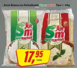 Rede Supermarket Arroz Branco ou Parboilizado Supermarket Tipo 1 - 5Kg oferta