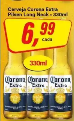 Rede Supermarket Cerveja Corona Extra Pilsen Long Neck oferta