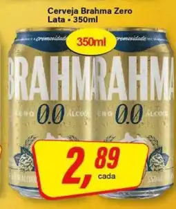Rede Supermarket Cerveja Brahma Zero oferta