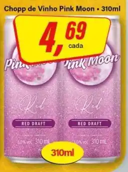 Rede Supermarket Chopp de Vinho Pink Moon oferta