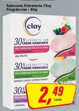 Rede Supermarket Sabonete Hidratante Cloy Fragrâncias oferta
