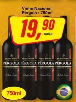 Rede Supermarket Vinho Nacional Pérgola - 750ml oferta
