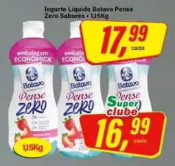 Rede Supermarket Iogurte Líquido Batavo Pense Zero Sabores oferta