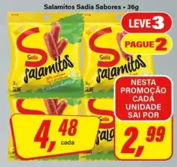 Rede Supermarket Salamitos Sadia Sabores oferta