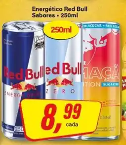 Rede Supermarket Energético Red Bull Sabores oferta