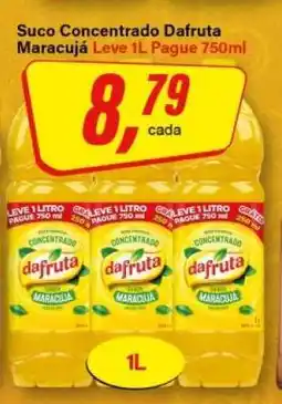 Rede Supermarket Suco Concentrado Dafruta Maracujá oferta