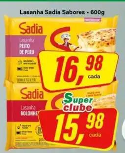 Rede Supermarket Lasanha Sadia Sabores oferta