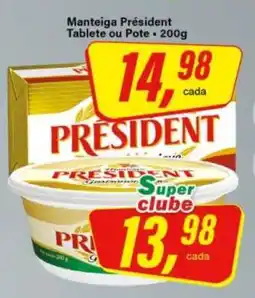Rede Supermarket Manteiga Président oferta