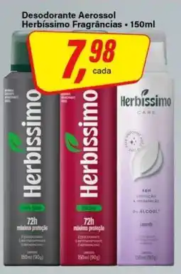 Rede Supermarket Desodorante Aerossol Herbíssimo oferta