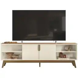 Benoit Rack Mobler Campinas 1.8 Para TV até 75 2 Portas MDP 58,5 x 183 x 37,5cm oferta