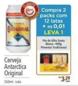Supermercados Condor Cerveja Antarctica Original lata 350ml oferta