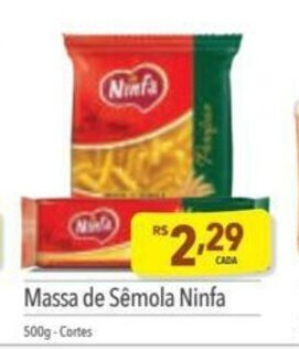Supermercados Condor Massa de Semola Ninfa 500g oferta